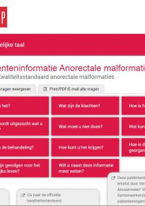 Patienteninformatie anorectale malformatie